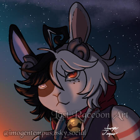 Digital art of a rabbit furry. Requested by Traditional-Success5